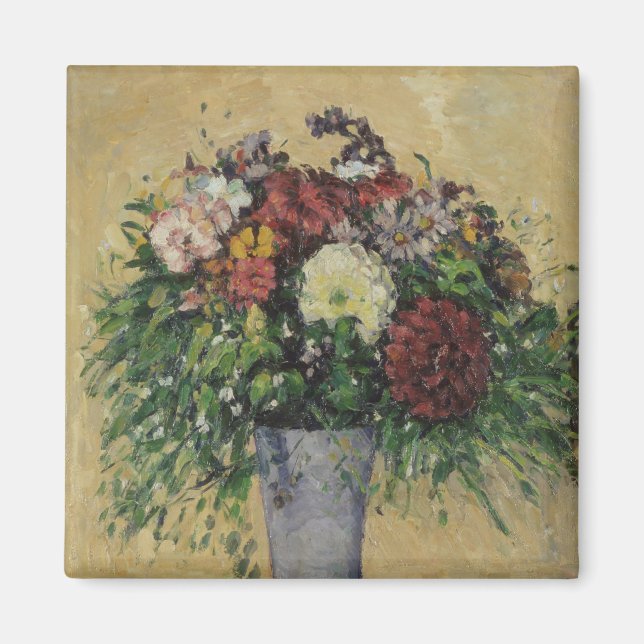 Imã Paul Cezanne | Buquê de Flores num Vaso, c.187 (Frente)