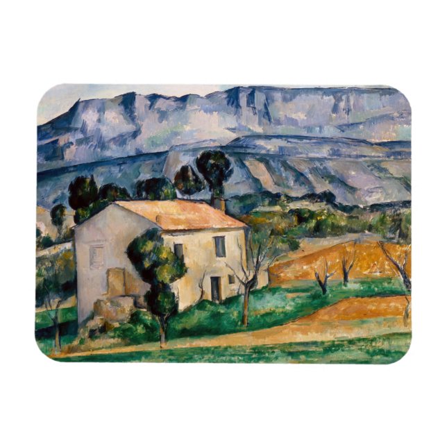 Ímã Paul Cezanne - Casa em Provença (Horizontal)