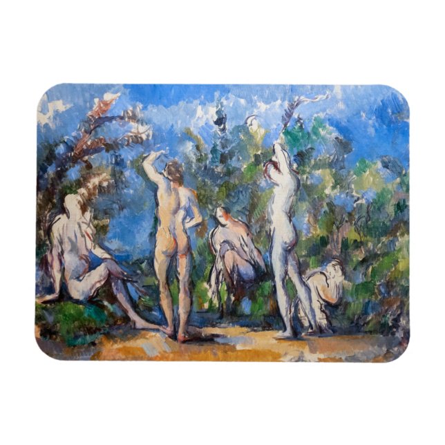 Ímã Paul Cezanne - Cinco Banhistas (Horizontal)