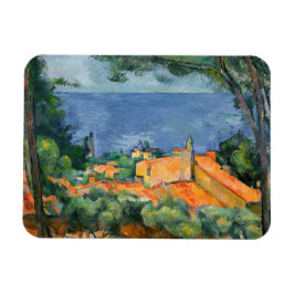 Ímã Paul Cezanne - Estaque com Telhados Vermelhos