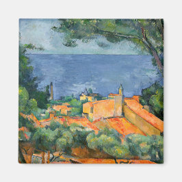 Imã Paul Cezanne - Estaque com Telhados Vermelhos