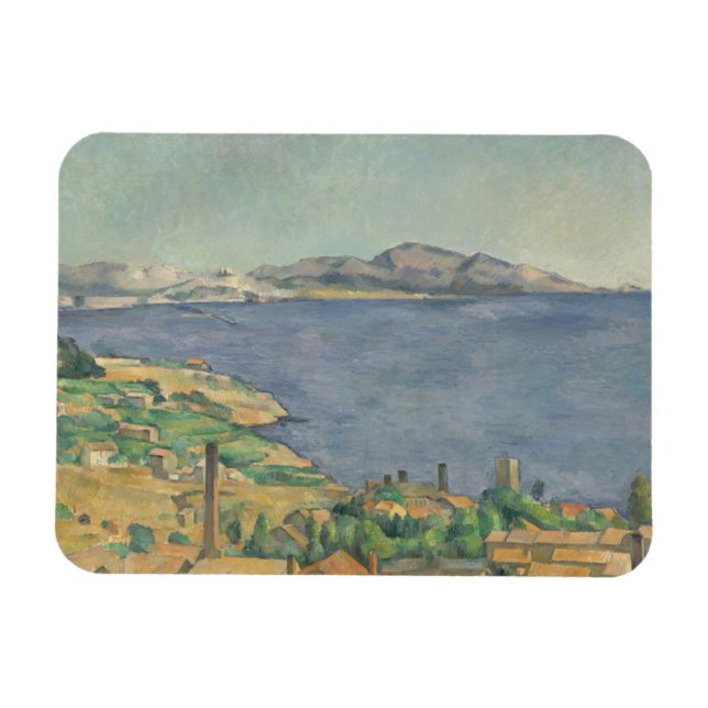 Ímã Paul Cezanne | Golfo de Marselha visto de L' (Horizontal)