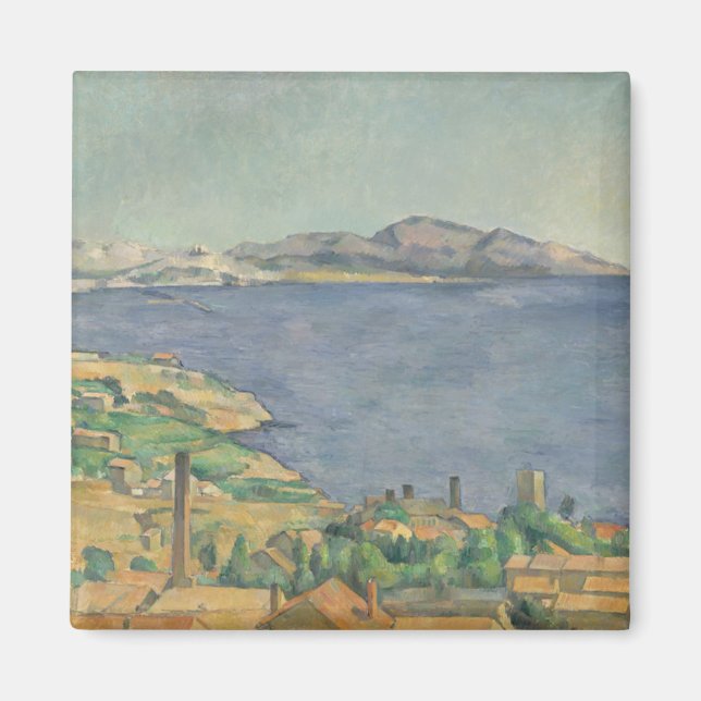 Imã Paul Cezanne | Golfo de Marselha visto de L' (Frente)