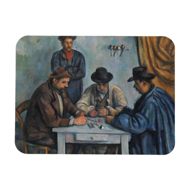 Ímã Paul Cezanne | Jogadores De Cartão (Horizontal)