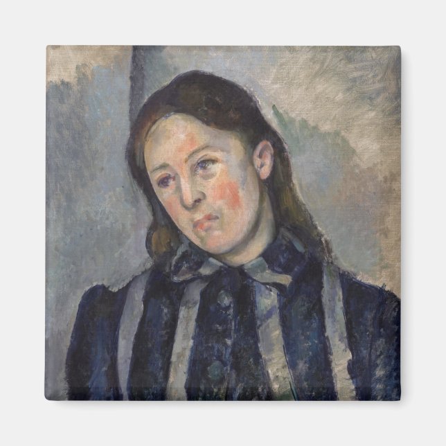 Imã Paul Cezanne - Madame Cezanne com Cabelo Solto (Frente)