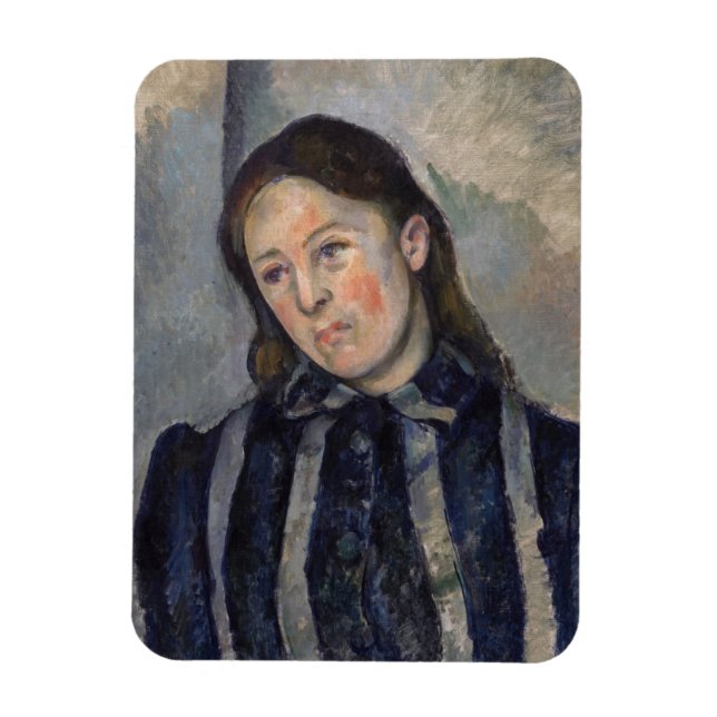 Ímã Paul Cezanne - Madame Cezanne com Cabelo Solto (Vertical)