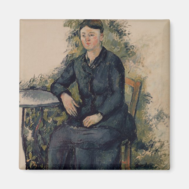 Imã Paul Cezanne | Madame Cezanne no Jardim, 1880- (Frente)
