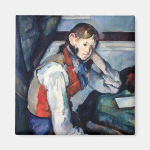 Imã Paul Cezanne - Menino com Colete Vermelho