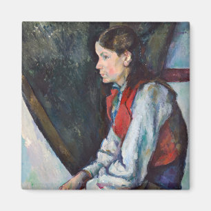 Imã Paul Cezanne - Menino com Colete Vermelho