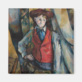 Imã Paul Cezanne - Menino no Colete Vermelho