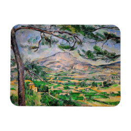 Ímã Paul Cezanne - Mont Sainte-Victoire e pinheiro Gra
