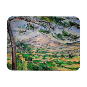 Ímã Paul Cezanne - Mont Sainte-Victoire e pinheiro Gra