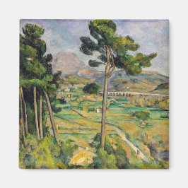 Imã Paul Cezanne - Mont Sainte-Victoire e Viaduto