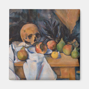 Imã Paul Cezanne - Natureza Morta com Caveira