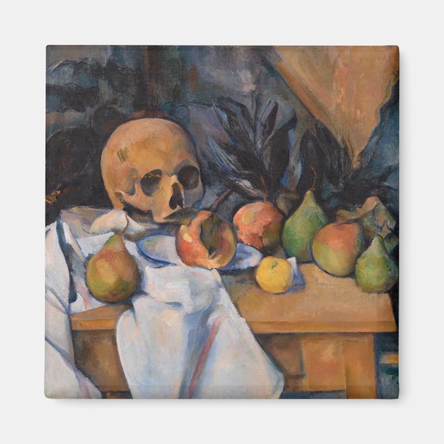 Imã Paul Cezanne - Natureza Morta com Caveira (Frente)