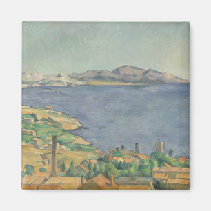 Imã Paul Cezanne   o golfo de Marselha visto de L