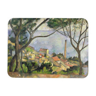 Ímã Paul Cezanne o mar no l'Estaque, 1878