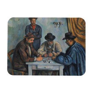 Ímã Paul Cezanne os jogadores de cartão