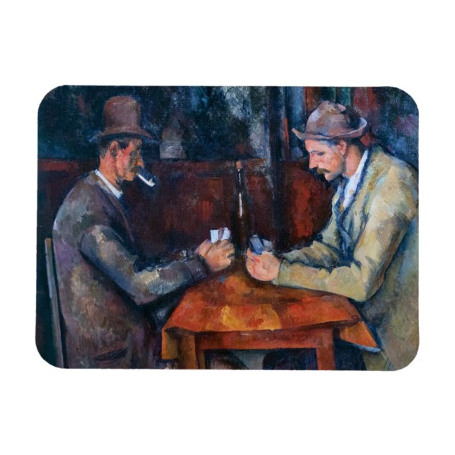 Ímã Paul Cezanne - Os Jogadores de Cartas (Horizontal)