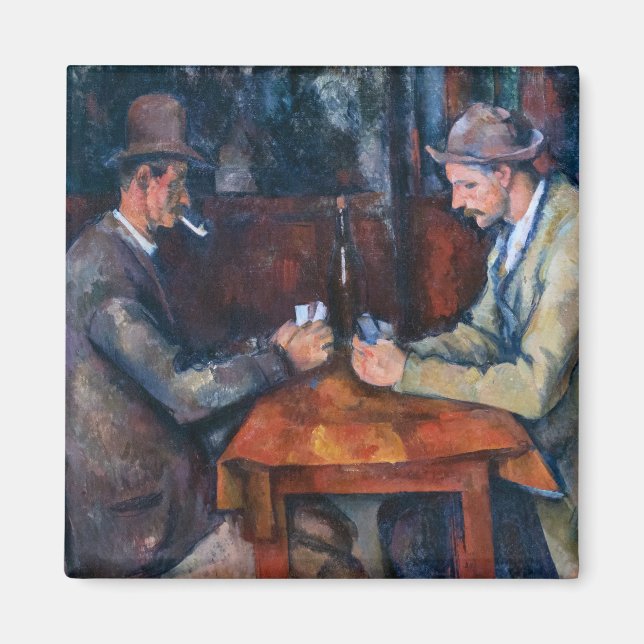 Imã Paul Cezanne - Os Jogadores de Cartas (Frente)