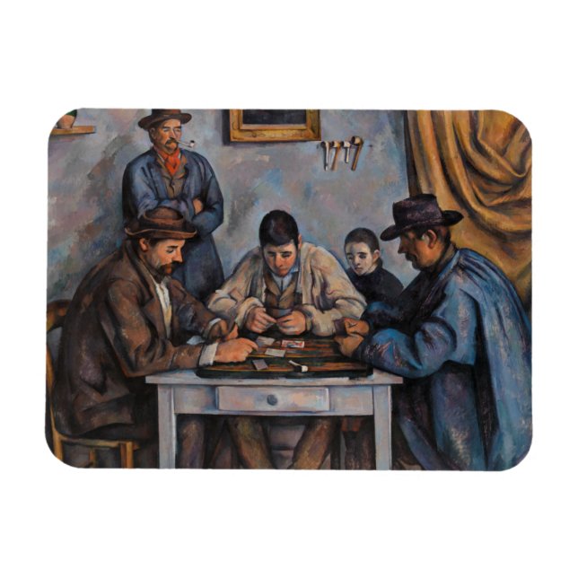 Ímã Paul Cezanne - Os Jogadores de Cartas (Horizontal)