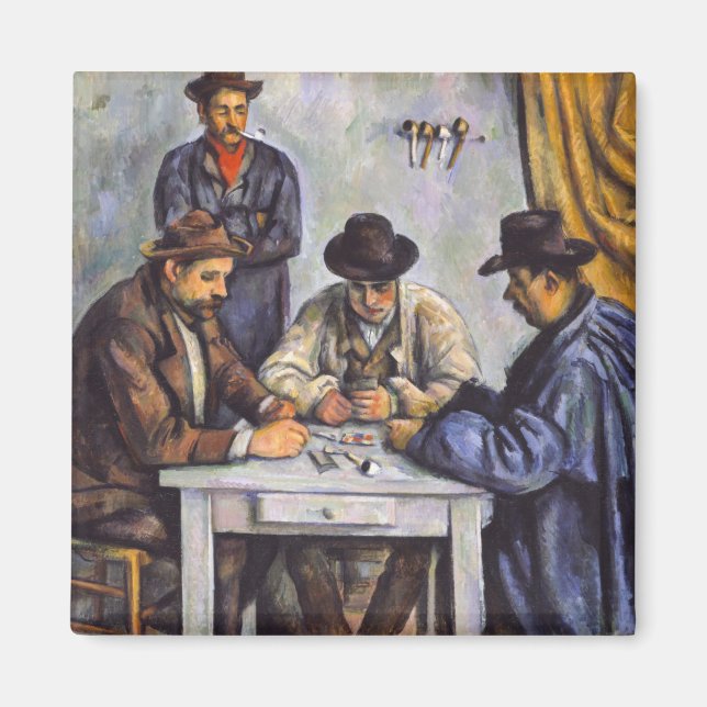 Imã Paul Cezanne - Os Jogadores de Cartas (Frente)