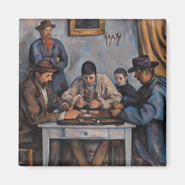 Imã Paul Cezanne - Os Jogadores de Cartas (Frente)