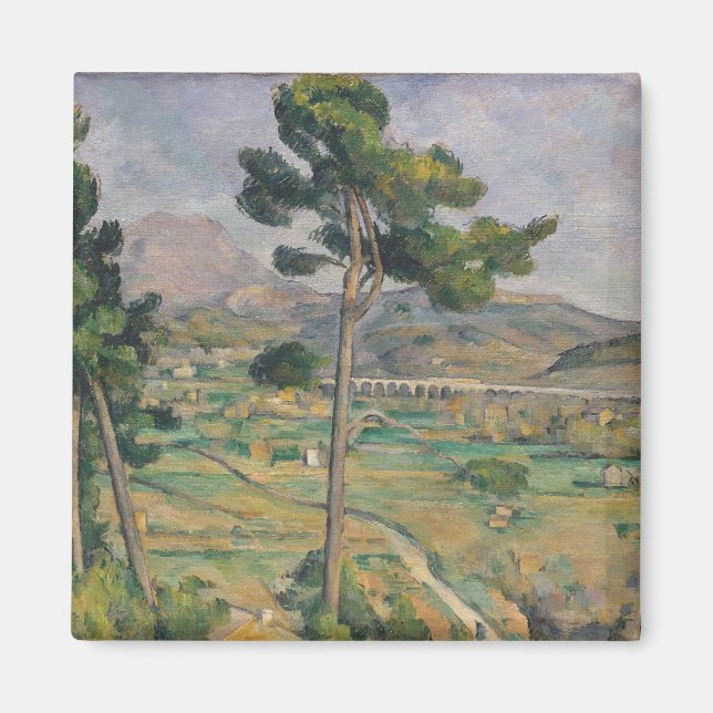 Imã Paul Cezanne | Paisagem com viaduto (Frente)