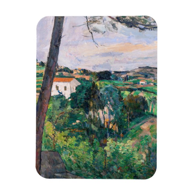 Ímã Paul Cezanne - Pine tree em Estaque (Vertical)