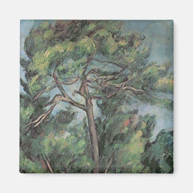 Imã Paul Cezanne | Pinheiro grande, c.1889 (Frente)