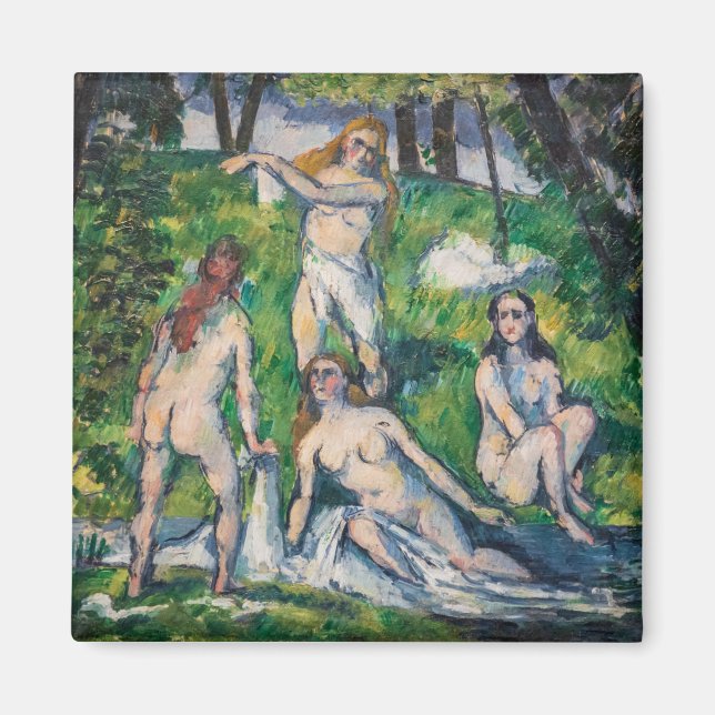 Imã Paul Cezanne - Quatro Banhistas (Frente)