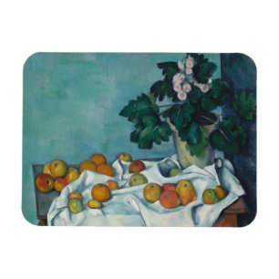 Ímã Paul Cezanne   Vida Estática com Maçãs e um Pote d