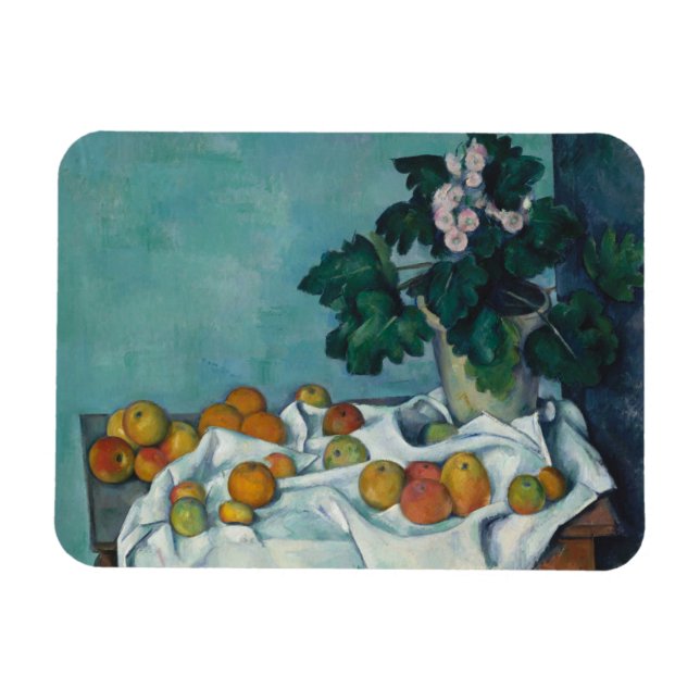 Ímã Paul Cezanne | Vida Estática com Maçãs e um Pote d (Horizontal)