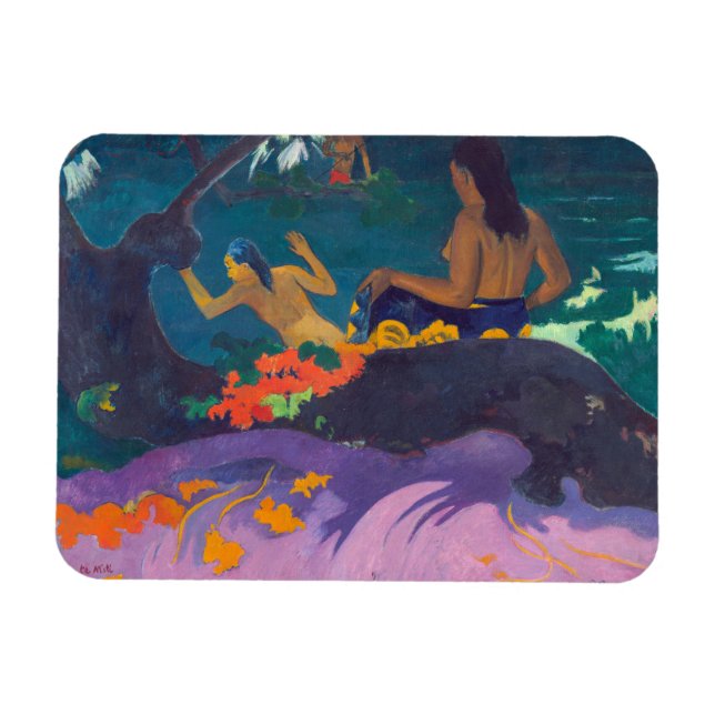 Ímã Paul Gauguin - À Beira-Mar / Fatata te Miti (Horizontal)