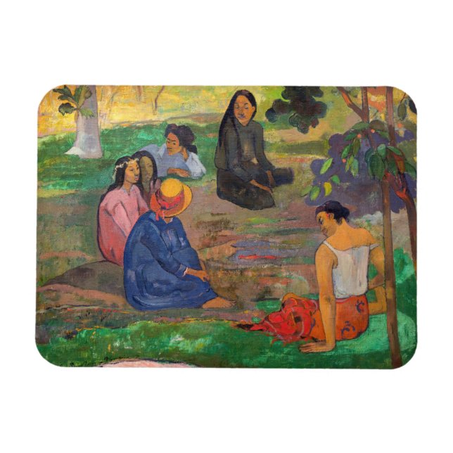 Ímã Paul Gauguin - A Conversa / Les Parau Parau (Horizontal)