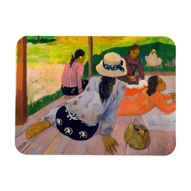 Ímã Paul Gauguin - A Siesta (Horizontal)