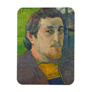 Ímã Paul Gauguin Autorretrato dedicado à Carriere