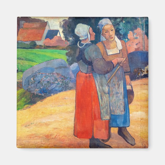 Imã Paul Gauguin - Camponesas Bretãs (Frente)