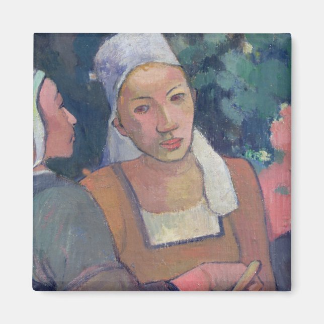 Imã Paul Gauguin | Camponeses bretões, 1894 (óleo sobr (Frente)
