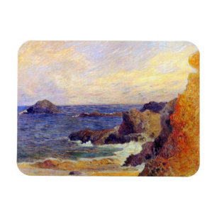 Ímã Paul Gauguin - Costa Rochosa Pintura de Arte Fino