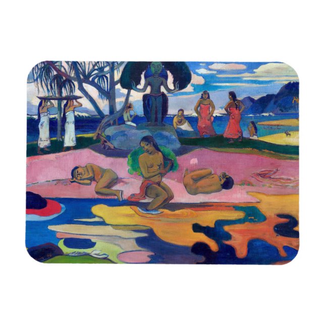 Ímã Paul Gauguin - Dia do Deus / Mahana no atua (Horizontal)