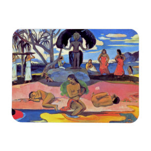 Ímã Paul Gauguin - Dia dos Deuses - Pintura de Arte Fi