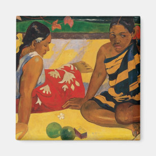 Imã Paul Gauguin Duas Mulheres De Tahiti Parau Api Vin