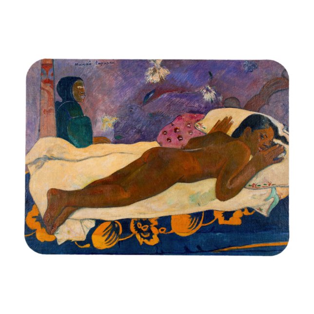 Ímã Paul Gauguin - Espírito do Morto assistindo (Horizontal)