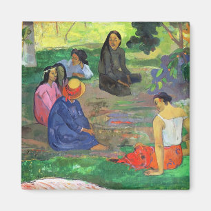 Imã Paul Gauguin Les Parau Parau, ou conversação,