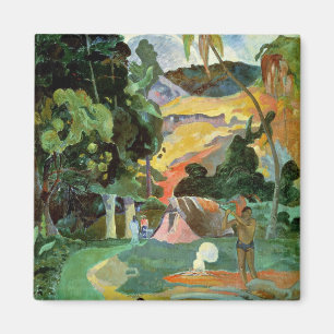 Imã Paul Gauguin Matamoa ou, Paisagem com Peacocks