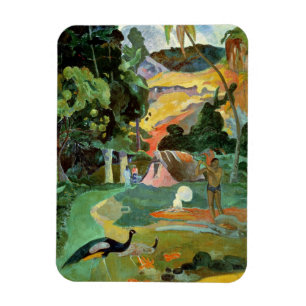 Ímã Paul Gauguin  Matamoe ou Paisagem com Peacocks