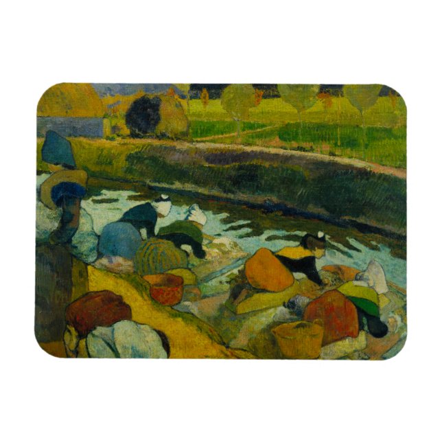 Ímã Paul Gauguin - Mulheres de WasherWomen (Horizontal)