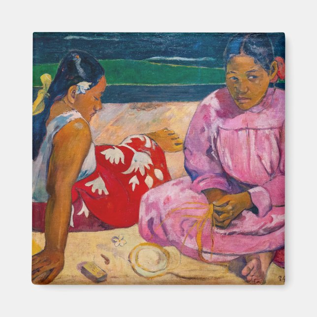 Imã Paul Gauguin - Mulheres taitianas (Frente)