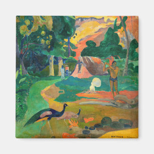 Imã Paul Gauguin - Paisagem com Pavões / Matamoe